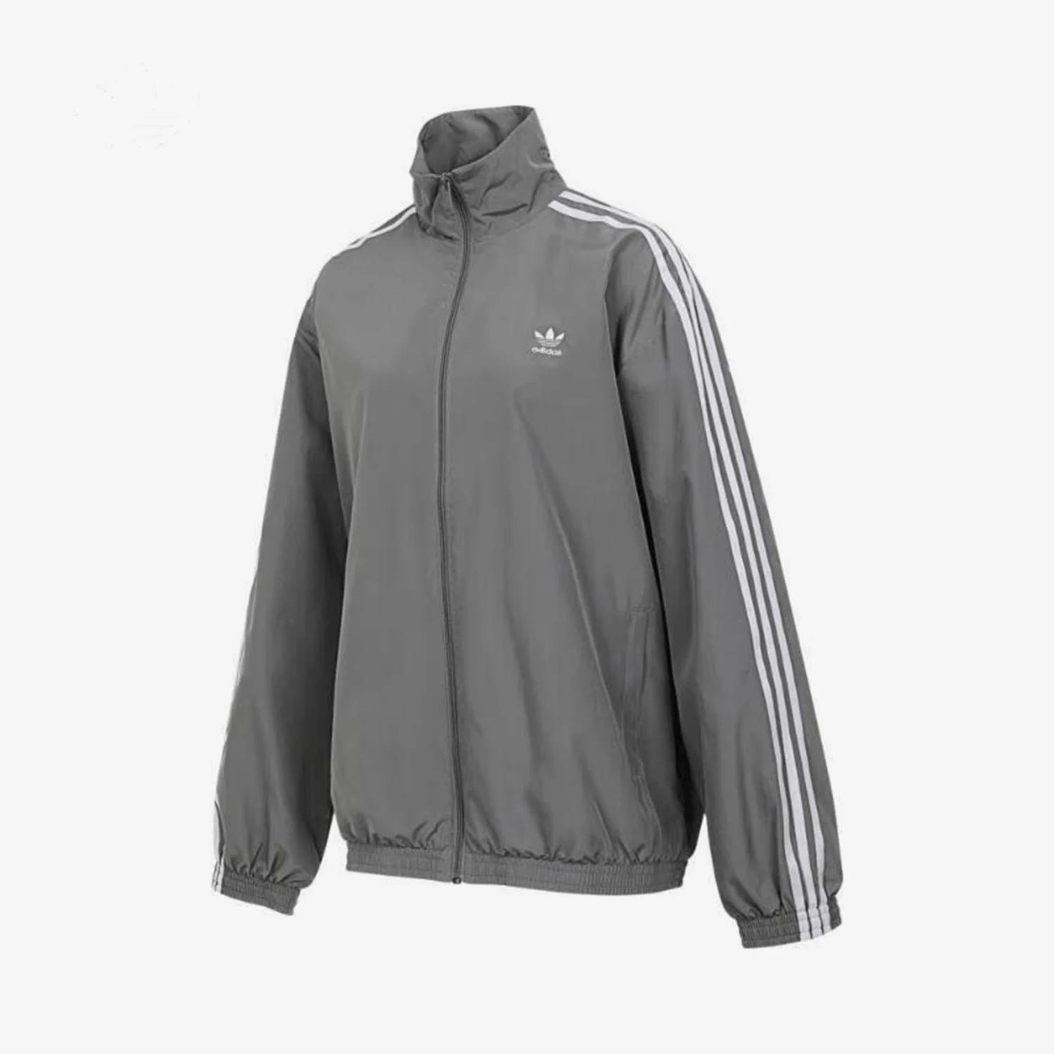 

Официальная женская тканая куртка Adidas с лацканами в три полоски JD3394
