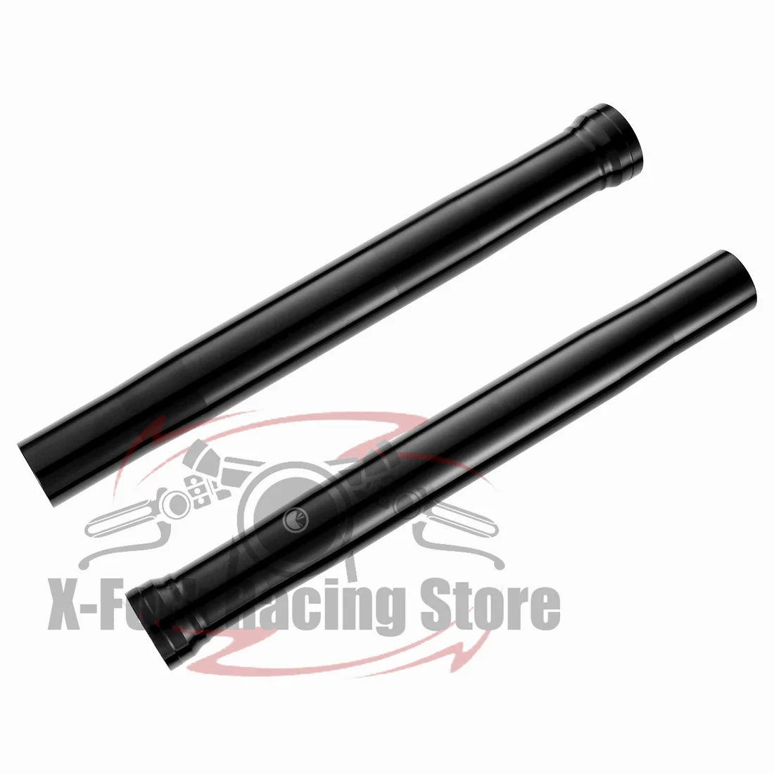 

Front Outer Fork Pipes Black Tubes Pair For YAMAHA R1 2004-2006 2005 5VY-23136-10-00 482mm/18.98inch Fork Leg Stanchion Aluminum