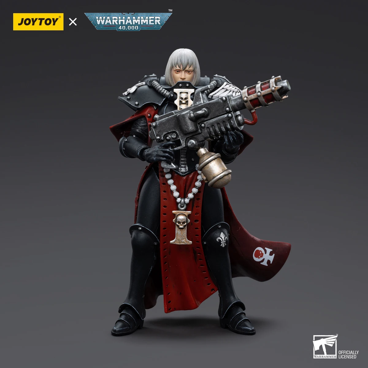 JOYTOY Warhammer 40K Adepta Sororitas Action Figure 1/18 Battle Sister Anime Figure Imagifier Joint Movable Figurine Model Toys