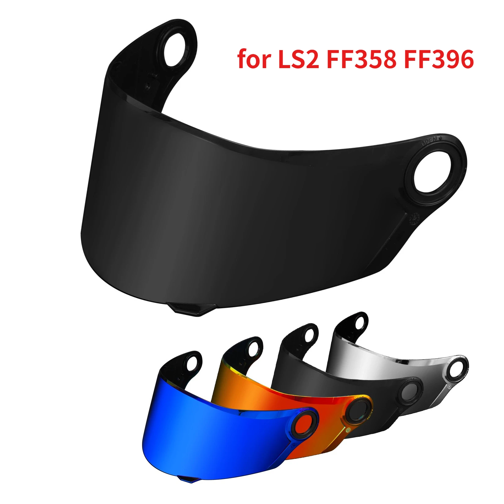 Motorcycle Full Face FF358 Visor Tinted FF396 Helmet Face Shield Visor Replacement for LS2 FF358 FF396