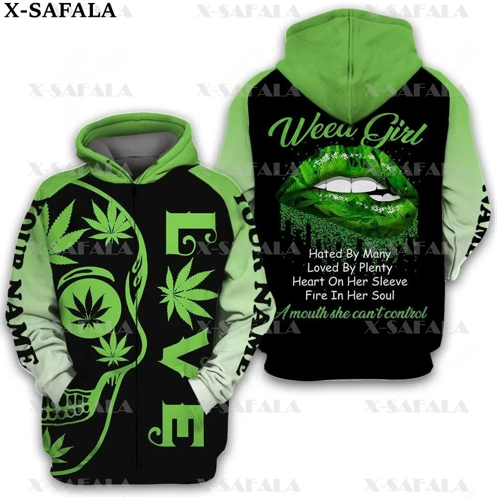 

Smoker SMOKE LIPS WEED SKULL HAPPY Leaf 3D Print Zipper Hoodie Man Female Pullover Sweatshirt Hooded Jacket Jersey Tracksuits-1