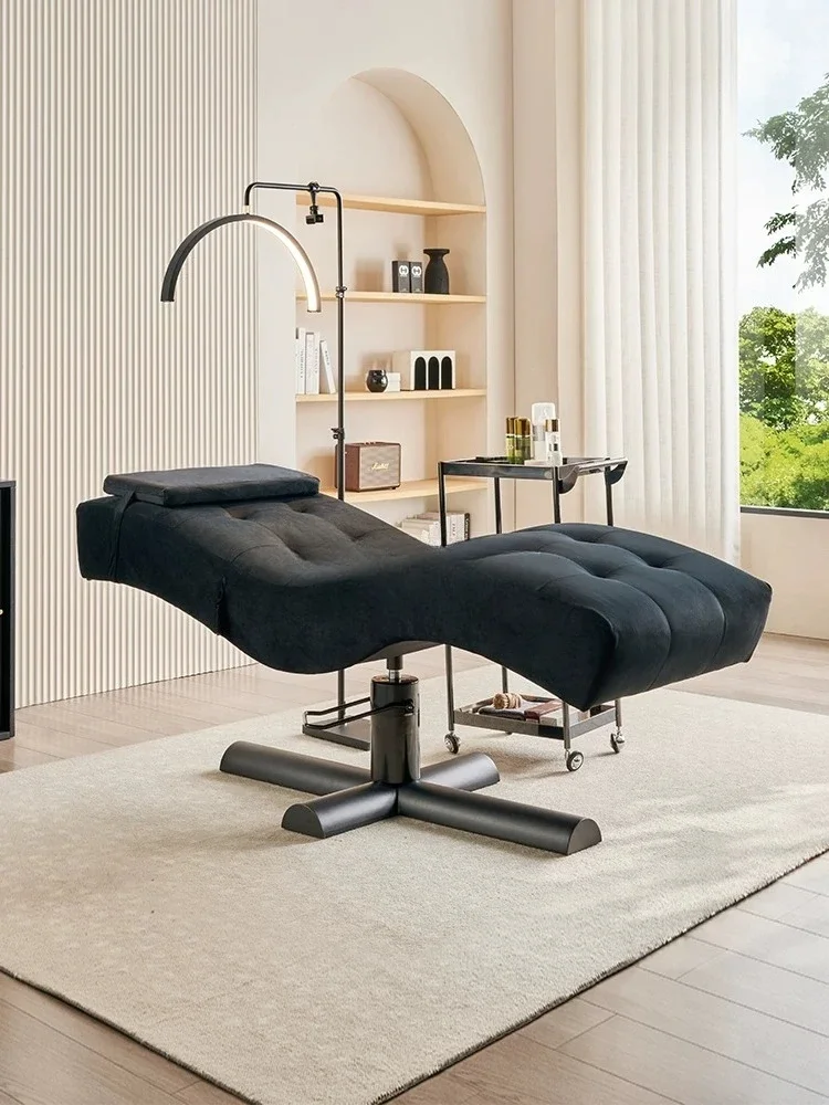 

S-shaped tattoo lift bed for beauty salons, tattoo embroidery eyelash bed