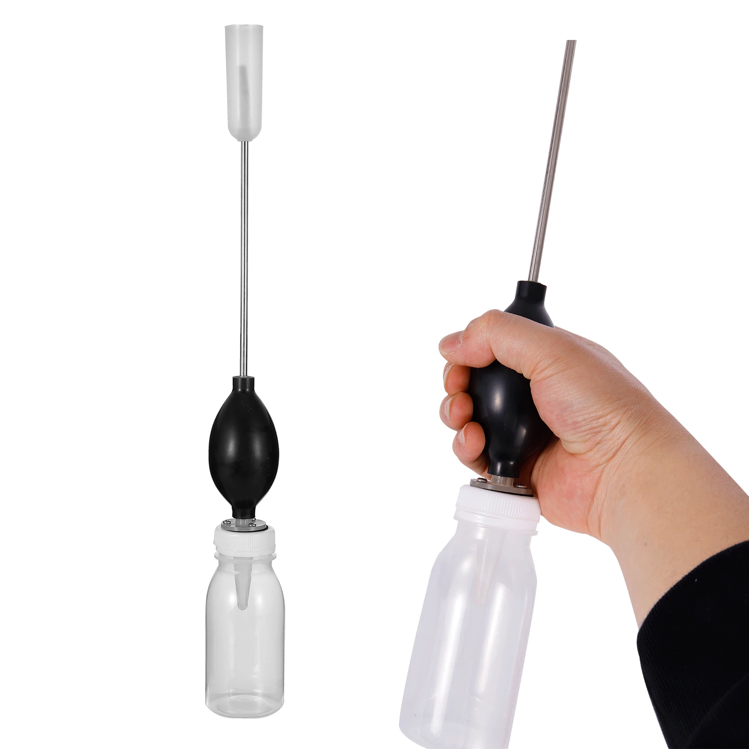 Powder Sprayer Ball Duster Manual Pollination Insecticide Food Grade Bulb Duster, Powder Dispenser Powder Applicator