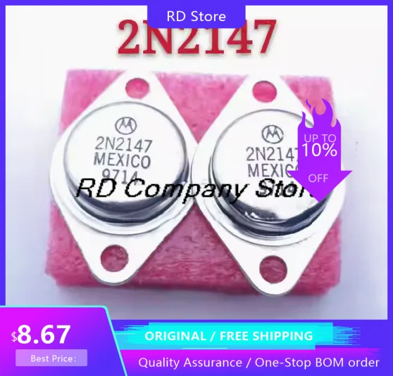 

1PCS 2N2147 2N-2147 2N2147G TO-3 2N 2147 GERMANIUM PNP POWER TRANSISTORS Free Shipping