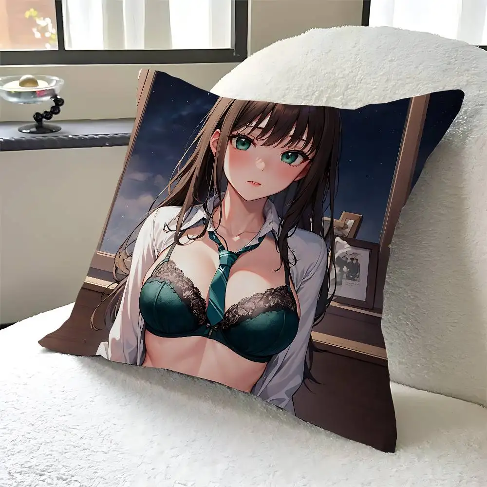

Rin Shibuya Pillow Cushion Cover Pillowcase Living Room Sofa Home Decor Customized