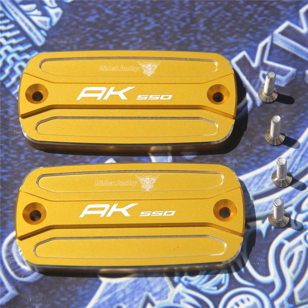 ل KYMCO AK550 AK 550 2023 2024 دراجة نارية الجبهة سائل الفرامل خزان غطاء تغليف #4