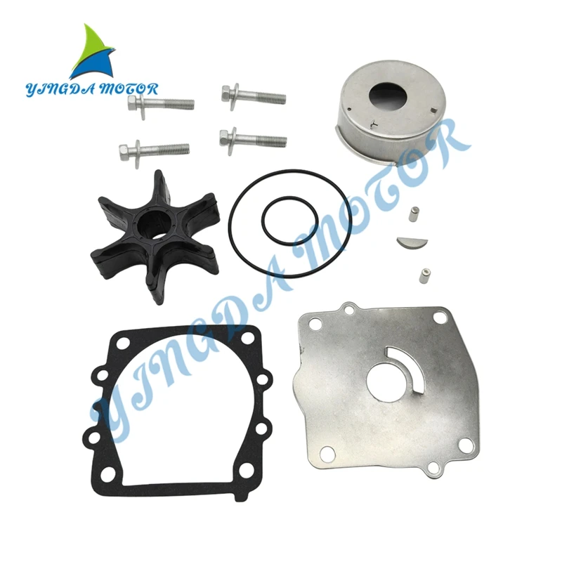 

6N6-W0078 Water Pump Impeller Repair Kit For Yamaha 2-Stroke 115HP 130HP Outboard 6N6-W0078-00 6N6-W0078-01 6N6-W0078-02