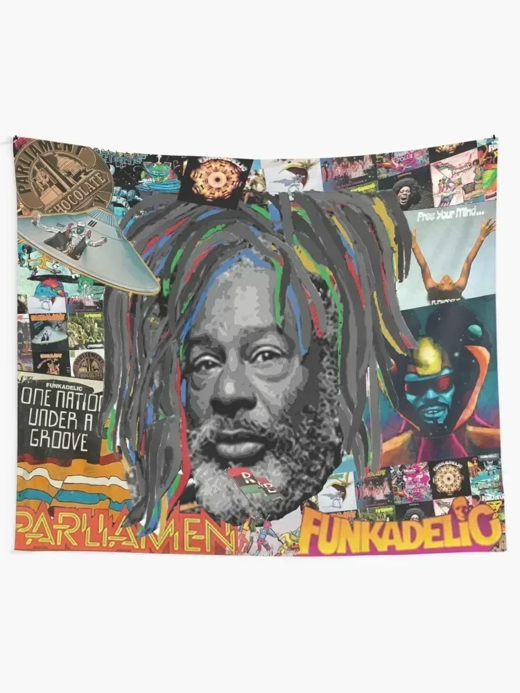 GEORGE CLINTON SCRAPBOOK Tapestry Decorative Wall Wall Hangings Decoration Room Decor Cute Room Decor For Girls Tapestry