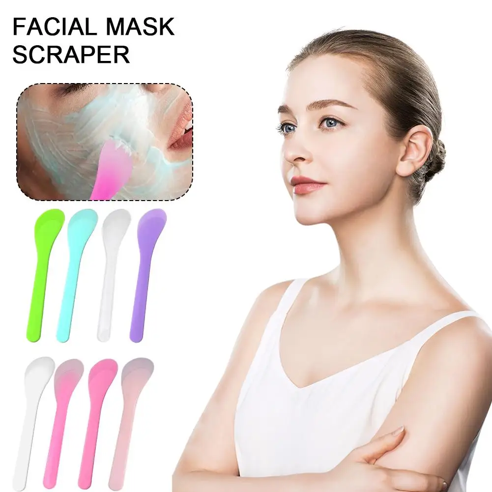 Makeup Cosmetic Spatulas Spoon Scraper Plastic Face Mask Eye Facial Cream Spoon Mixing Beauty DIY Stirring Tools Z3Y5