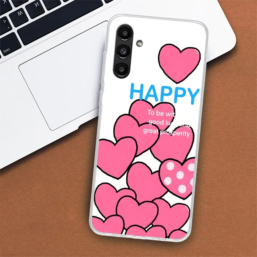 Love Heath Phone Case For Samsung Galaxy A55 A54 A53 A52 A15 A14 A13 A12 A35 A34 A33 A32 A25 A24 A23 A22 A05S A04S A03S