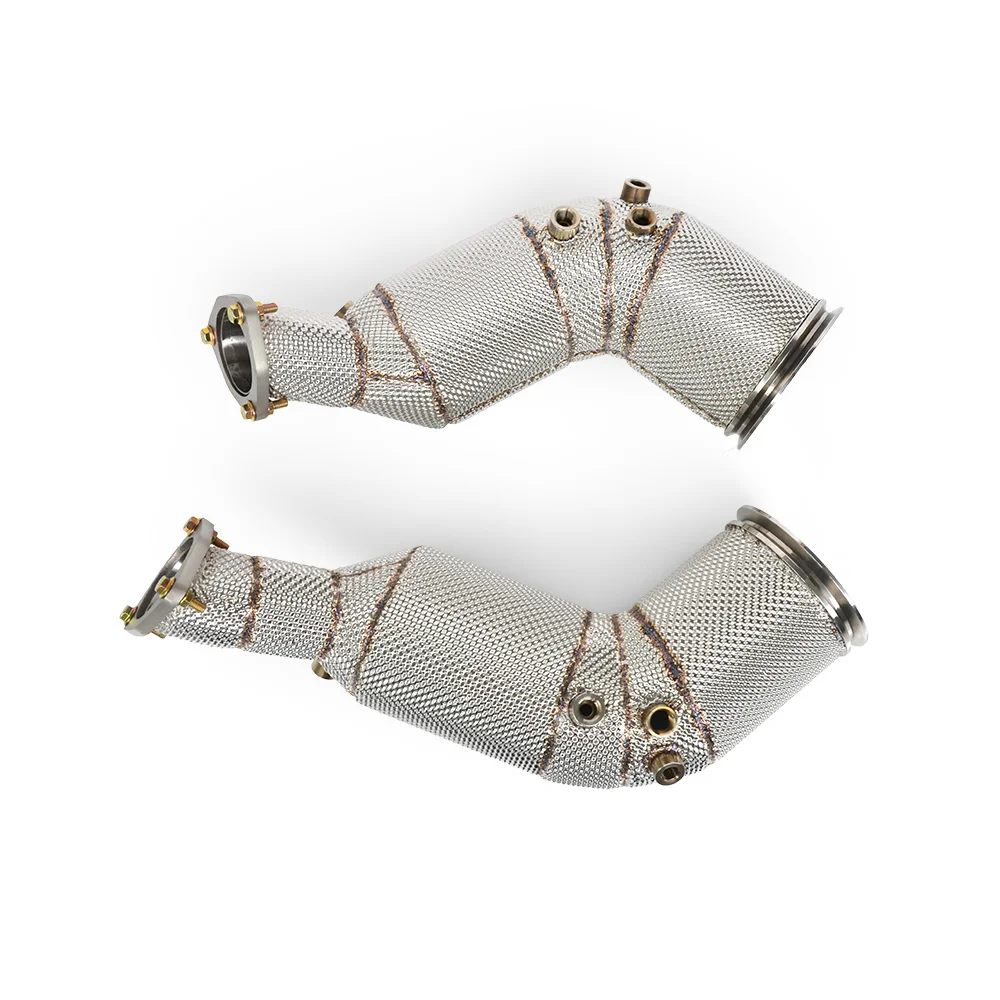 For Audi RSQ8 4.0T 2022-2023  auto parts head section high flow  exhaust system exhaust downpipe catalytic converter