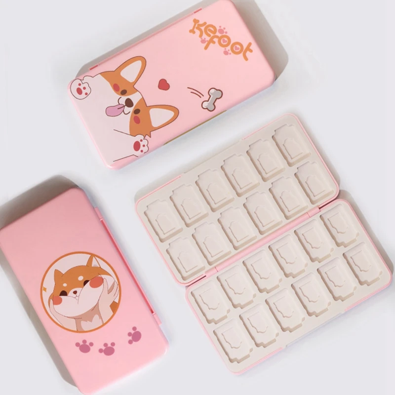 حامل بطاقة الألعاب 24 في 1 لصندوق خرطوشة التبديل NS لـ Switch Lite/Switch Oled Durable C