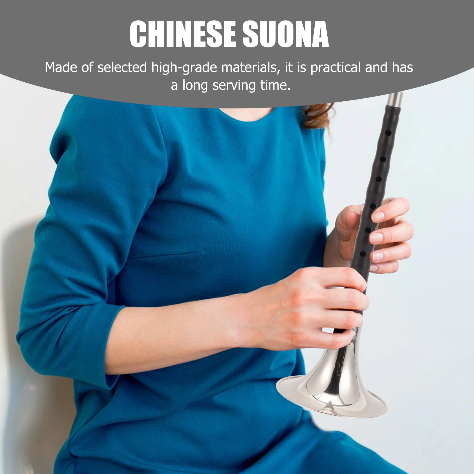 

1 Set F Key Professional Rosewood Suona Chinese Traditional Wind Instrument For Beginners Students Professionals