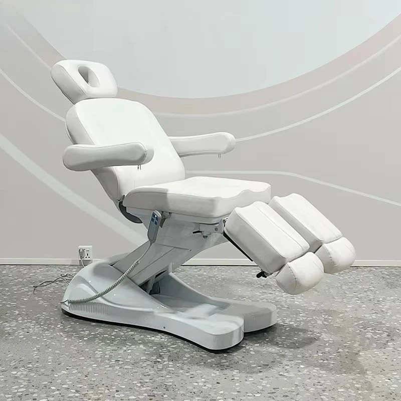 

Adjustable Electric Massage Bed with Armrests Headrest and Leg Sections for Salon