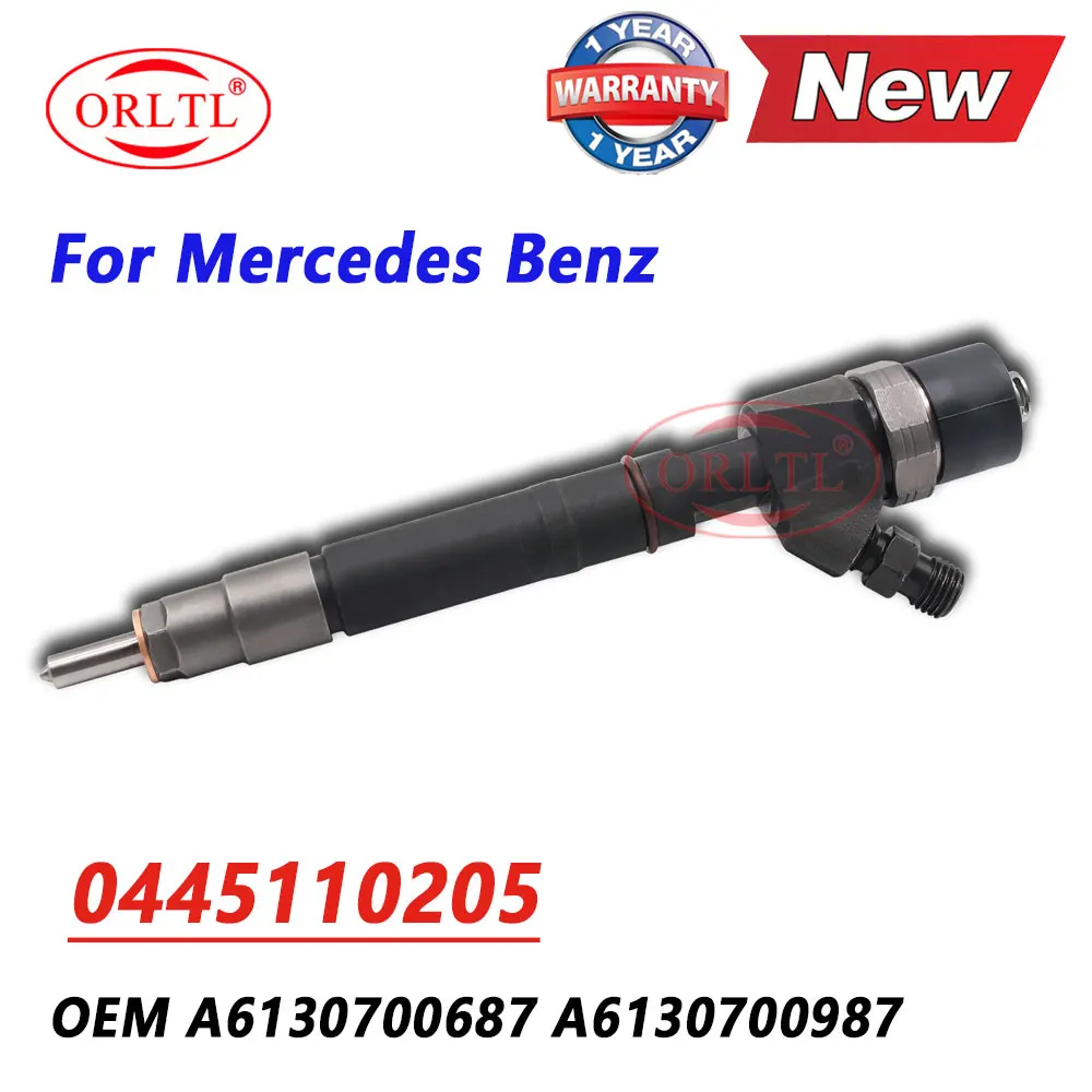 

NEW 0445110205 Diesel Injector 0 445 110 205 Fuel Nozzle A6130700687 A6130700987 0445 110 205 For Mercedes Benz 0445110206
