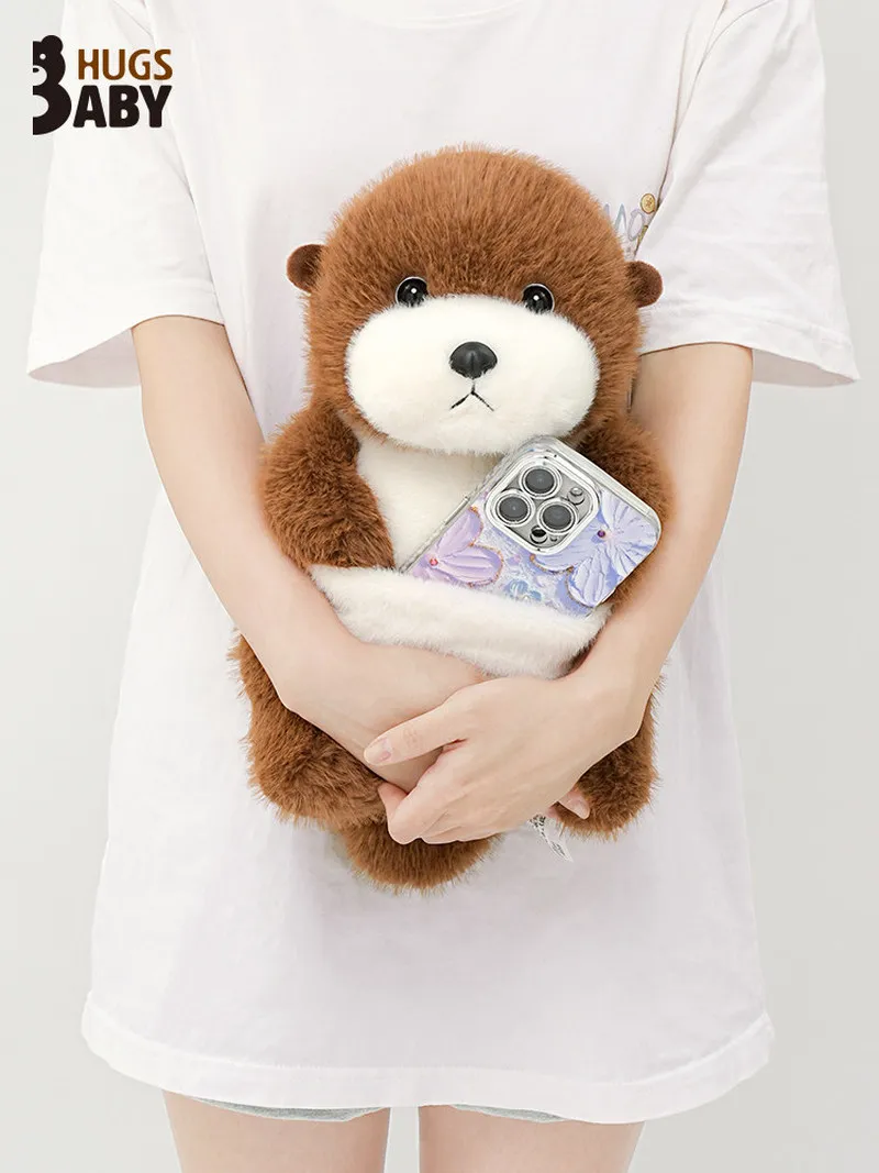 

Мягкая плюшевая игрушка-выдра Hugs Baby: реалистичная, милая, пушистая, для объятий, кукла-выдра, компаньон для сна детей, для дневного сна