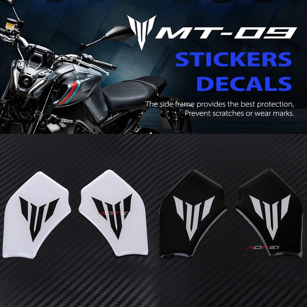 Motorcycle Logo Set Air Inlet Emblem Decals For YAMAHA MT09 MT-09 SP 2021 2022 2023 2024 2025 Side stickers