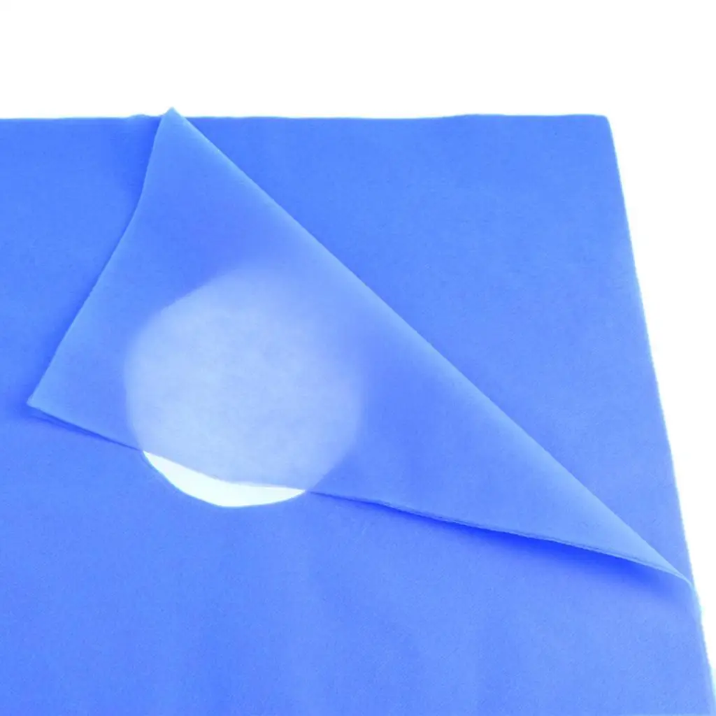 Non-woven Cloth Face Hole Table Cover Headrest Beauty Salon Accs Purple A