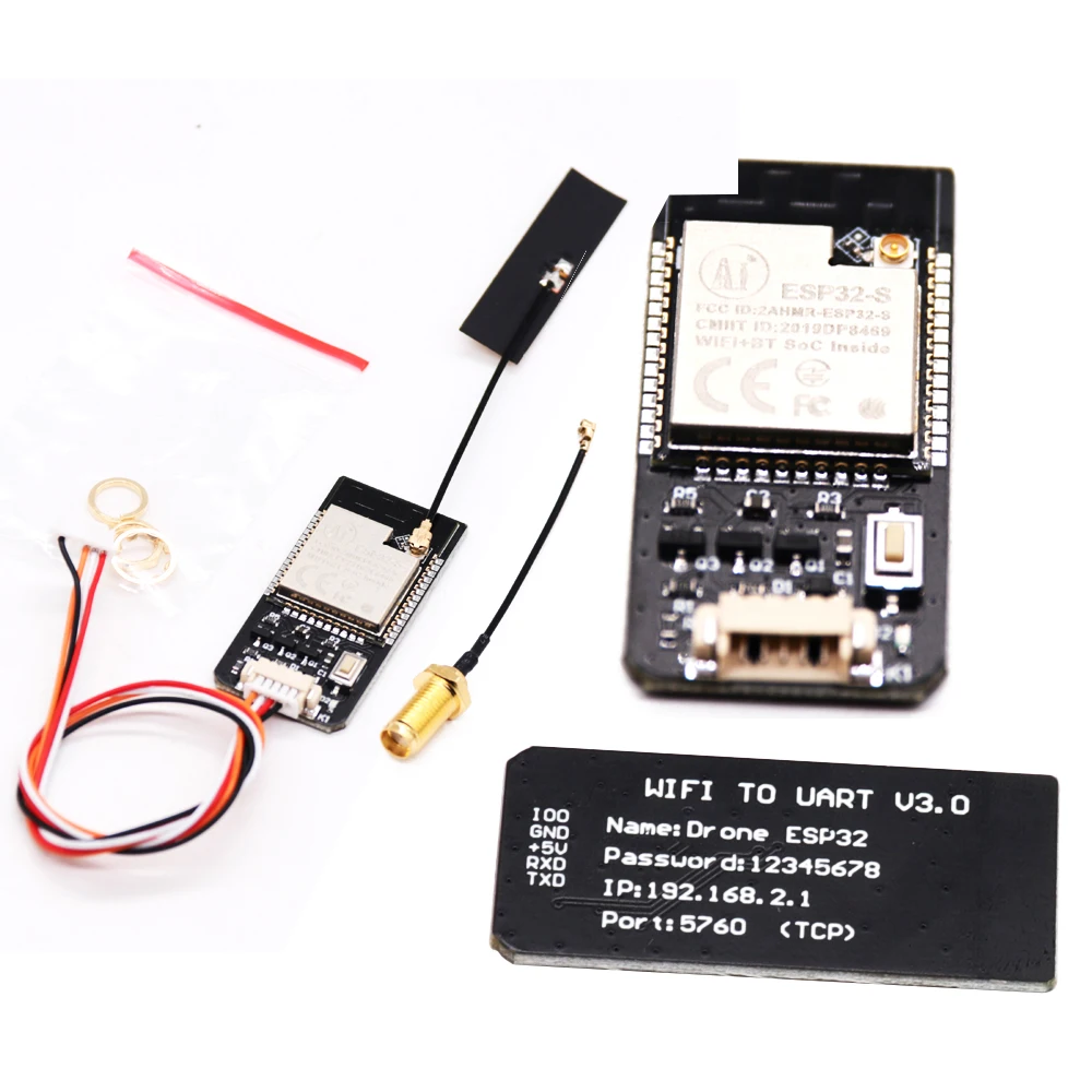 Wireless Wifi Radio Telemetry Module With Antenna Compatible With Pixhawk APM Flight Controller For MAVLink2 FPV Drone Quadcopte