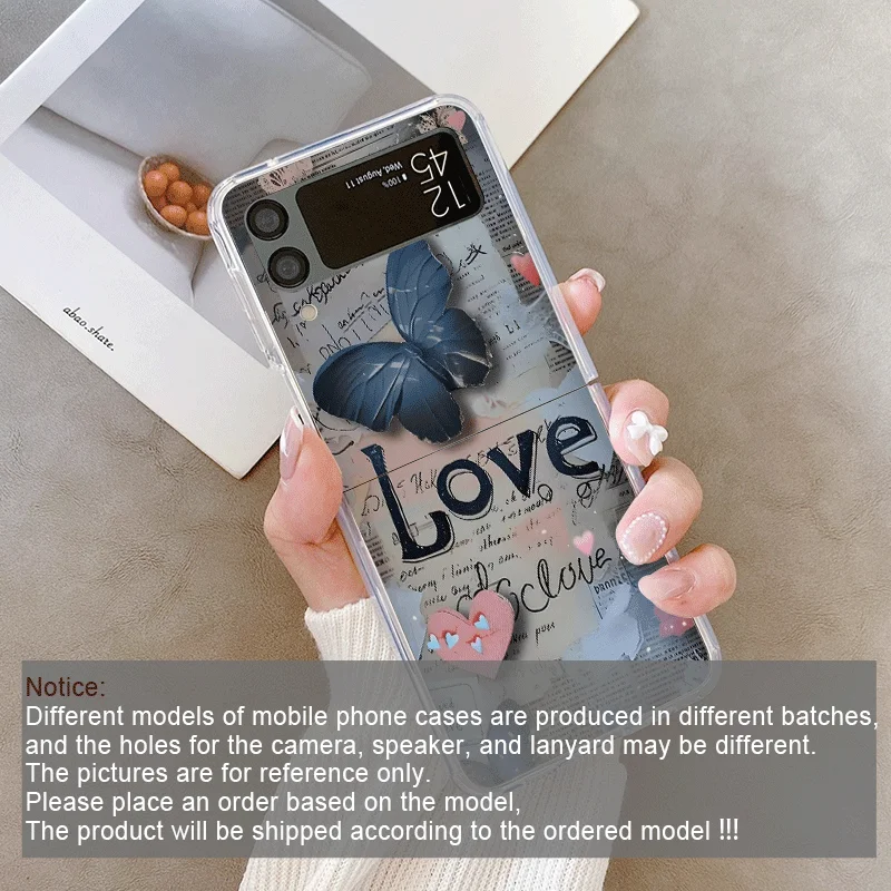 حافظة لهاتف سامسونج جالاكسي Z Flip 7 Flip6 5 4 3 5G قابلة للطي لهاتف Z Flip7 Flip 5 Shell