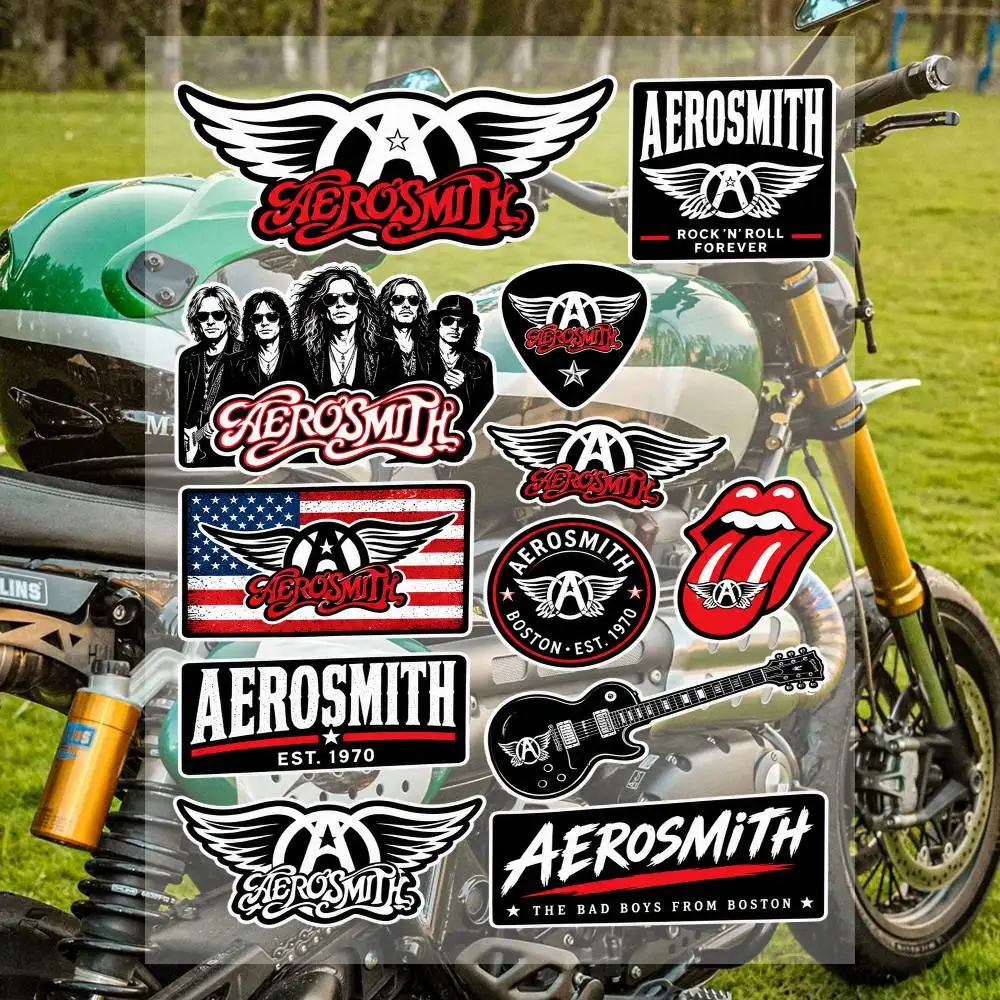 A-Aero-smi-th Fan Collection Stickers Sheet Waterproof Vinyl Decals Aesthetic Decor Stickers