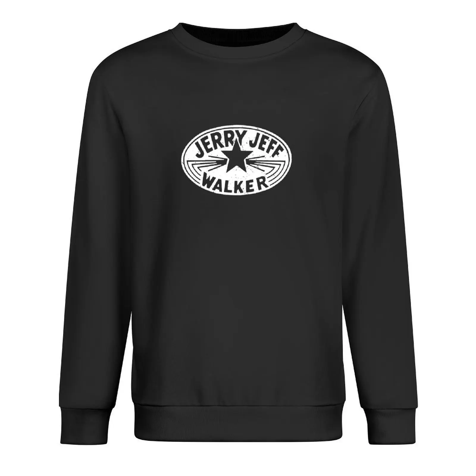 Jerry Jeff Walker white vintage logo Pullover men clothes autumn clothes men's clothes sports sweatshirt man