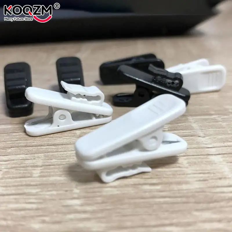 10 Pcs Cable Cord Clamp Headset Clamp Collar Clip Rotating Clamps Headphone Cable Clips Earphone Winder Accessories