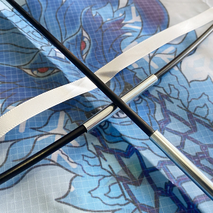 طائرة ورقية على شكل ديناصور من الجليد والثلج بطول 1.5 متر، هدية وسيم، طائرة ورقية دلتا كرتونية سهلة الطيران مناسبة للمبتدئين من سن 6 سنوات