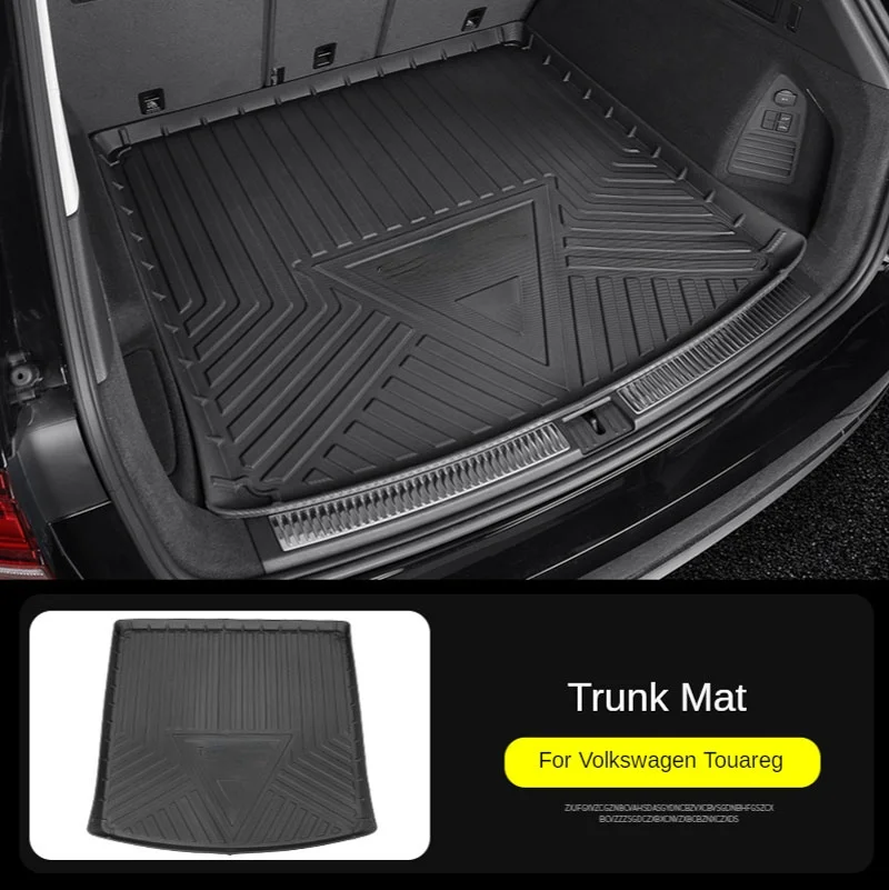 

For VW Volkswagen Touareg 04-21 TPO Trunk Mats Cargo Liner Waterproof Floor Mat Protection Carpet Specialized Auto Accessories