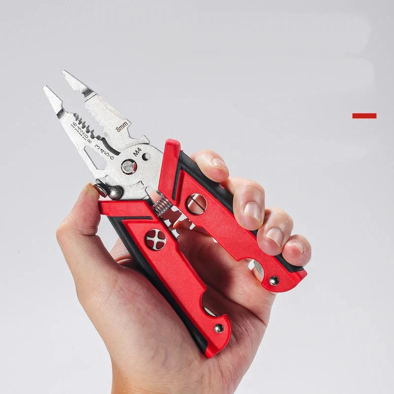 18 in 1 Electrician Pliers Multifunctional Wire Stripper Crimper Cutting Pliers Professional Electrical Repair Hand Tool - view 4