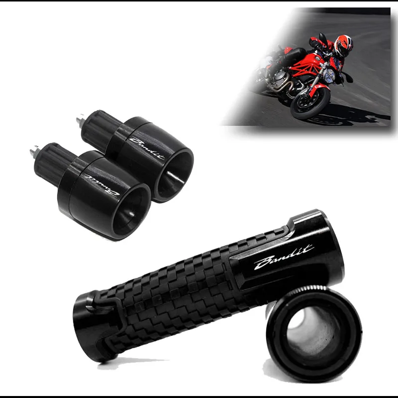 Fit For SUZUKI Bandit 650S GSF 250 600 600S 1200 1250BANDIT Motorcycle Handlebar Hand Grips Handle Bar End Cap