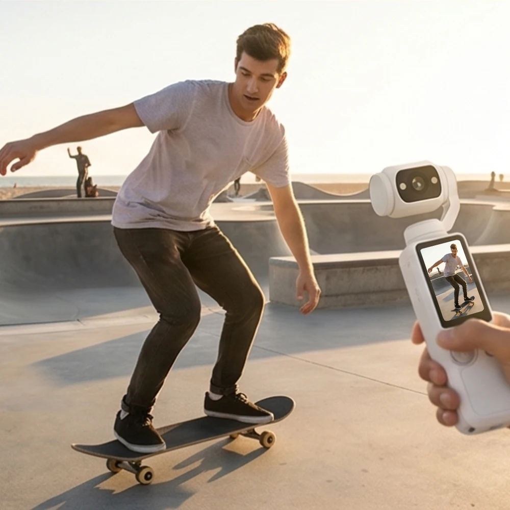 

1080P 100W Sports Camera Equipped With A 1.9-inch CMOS Sensor USB Charging 180° Rotation 1000mAh Portable Multifunctional Camera