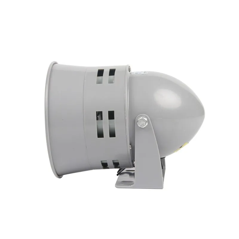 DC12V/DC24V/AC110V/ 220VAC Gray MS-290 Mini Plastic Industrial Alarm Sound Motor Siren 130dB