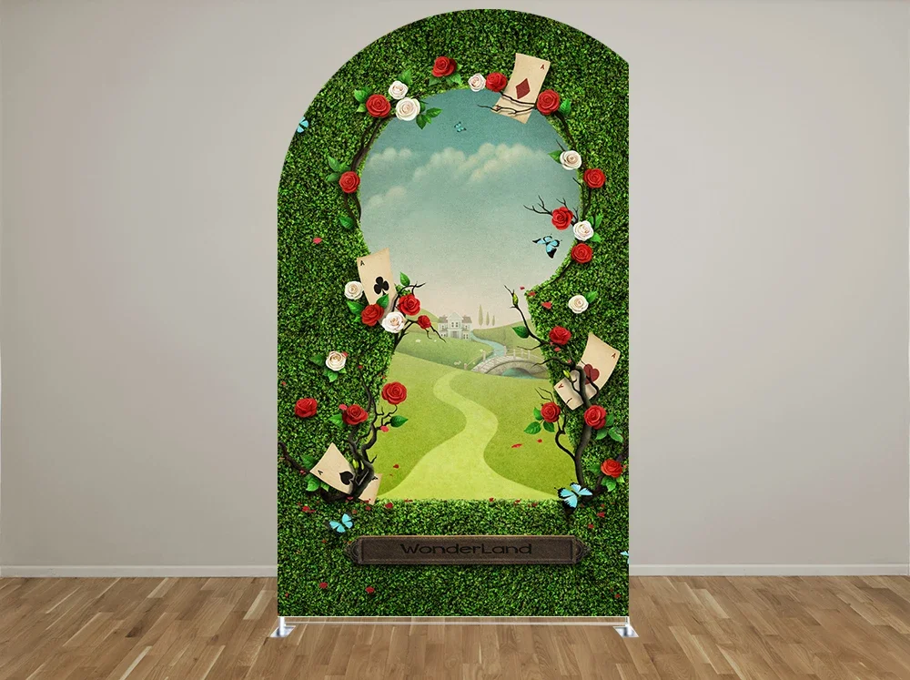 Coperture per fondali ad arco per feste, pannelli ad arco compleanno di nozze e puntelli per decorazioni per feste di Baby Shower