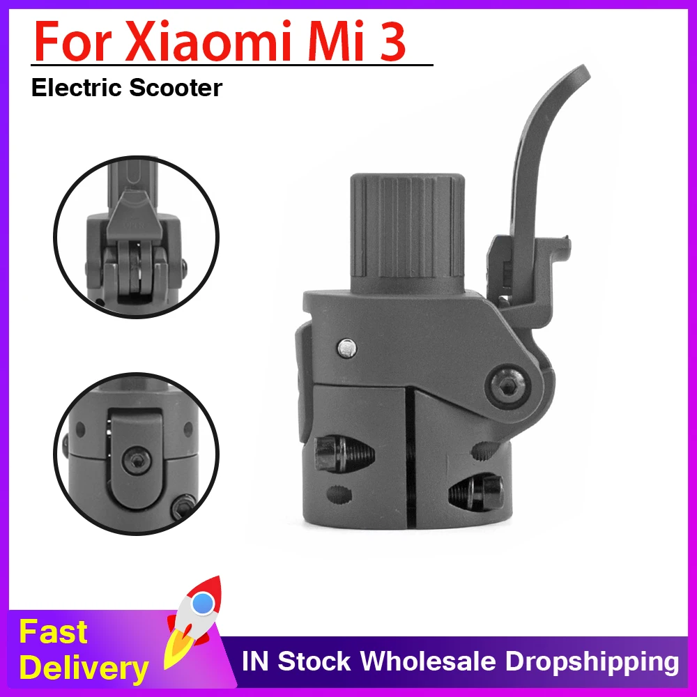 Professional Electric Scooter Folding Rod Base Lock Screw For Xiaomi Mi3 Convenient Solid Metal Folding Hook Replacement Parts