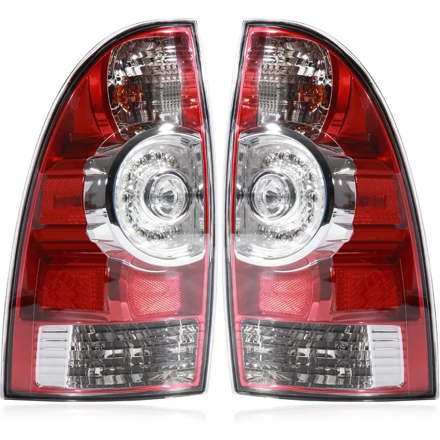 

LED Tail Lights Assembly Compatible with 20052015 Tacoma Rear Light Taillights Replacement for Enhanced Visibility and Durabili