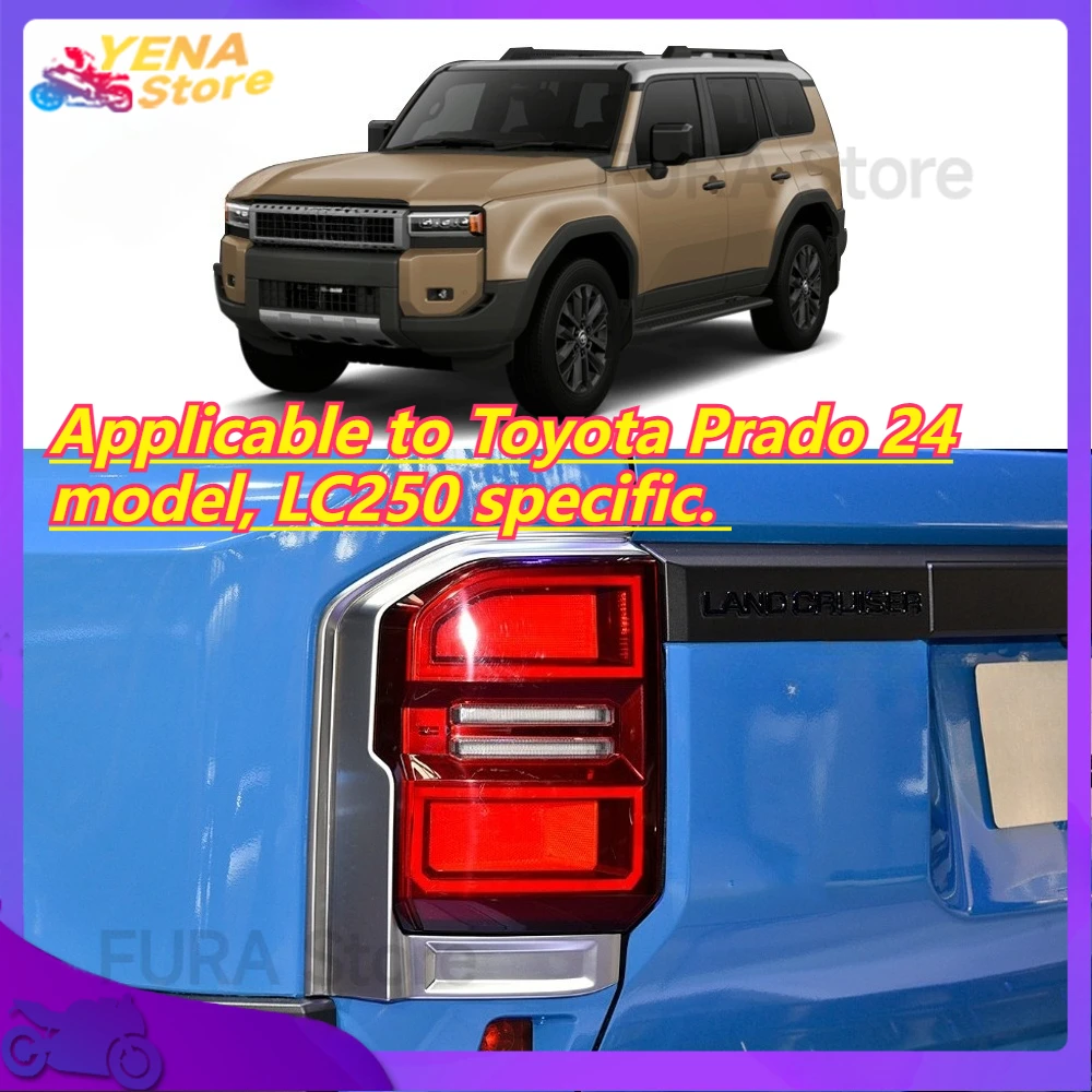 

Car tail light protective cover - an exterior accessory Applicable to Toyota Prado 24 model, LC250 specific.