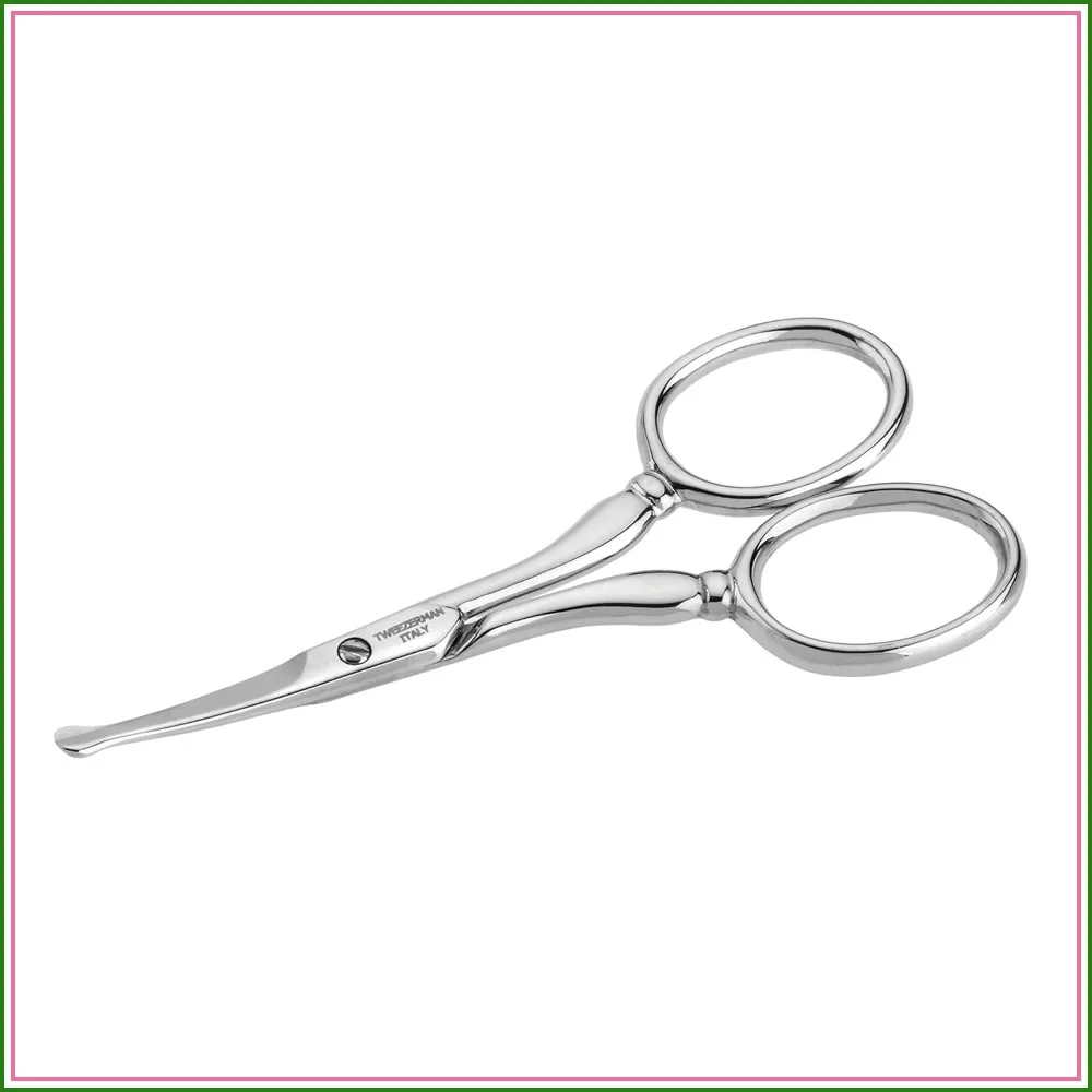 

Stainless Steel Facial Hair Scissors - Precision Grooming Tool for Women
