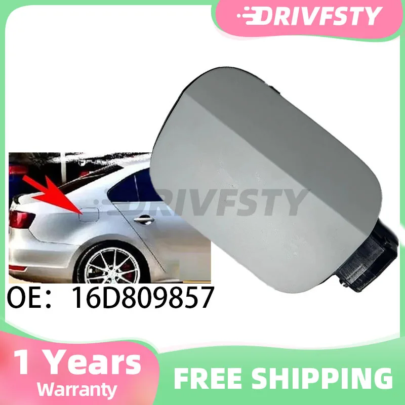 

5C6809857E 16D809857 For VW Jetta MK6 2012-2017 Car Gas Fuel Tank Filler Door Flap Cover Cap Lid Replacement Fit Unpainted