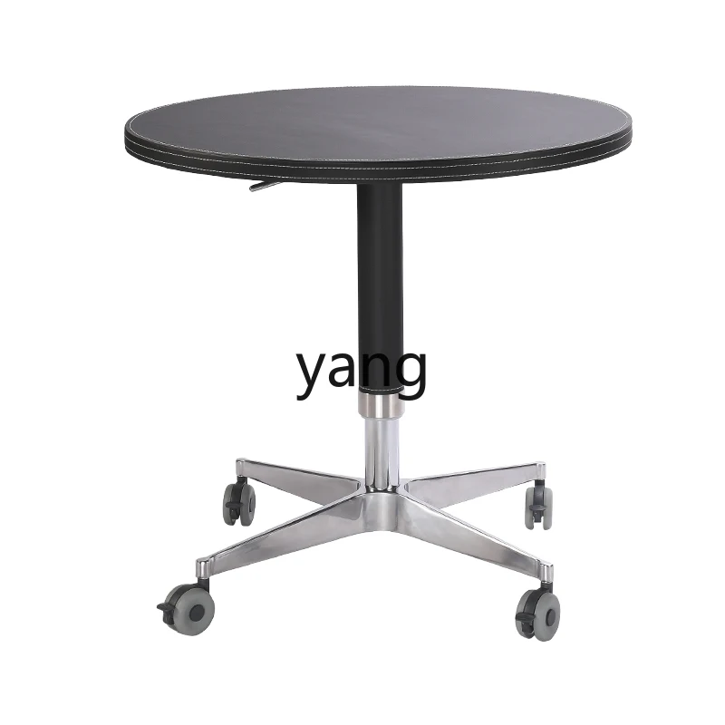 Lh new small coffee table living room home mobile liftable light luxury table sofa side table