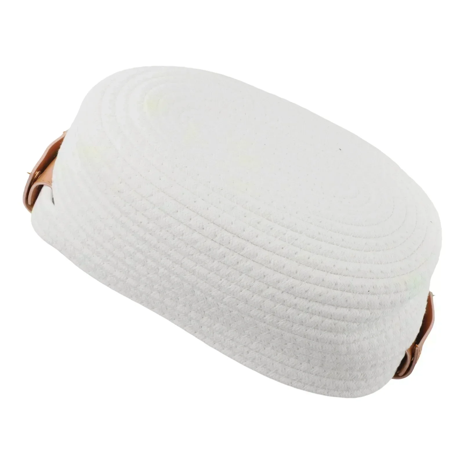 

Cotton Rope Basket Desktop Storage Box Decorative Basket Light Brown Cotton Rope Basket With Handle Bedroom Decor