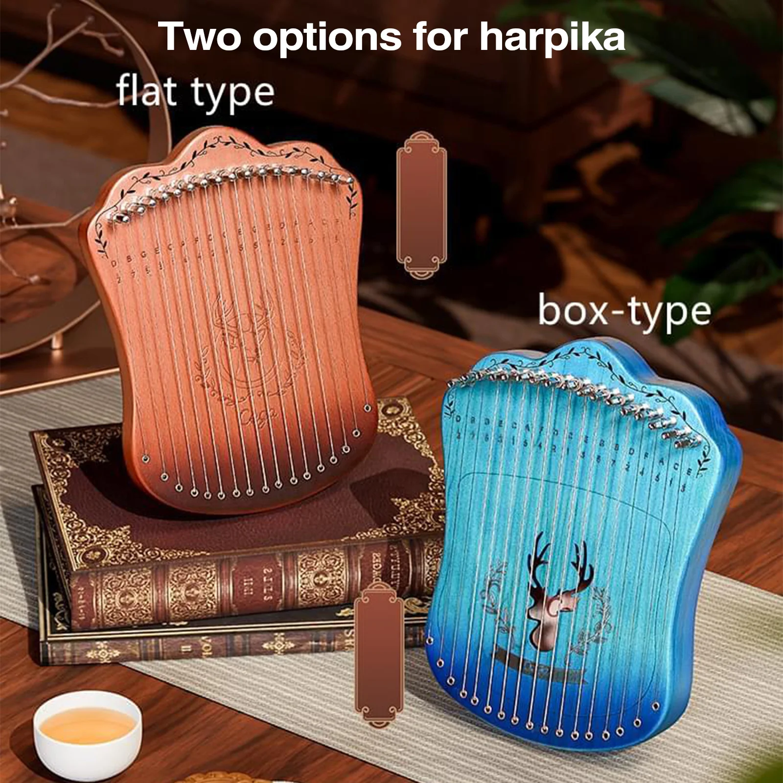 أداة كاليمبا المحمولة المصنوعة من الحرفي الخشبي 17 ملاحظة مع كتاب دروس مجانية وأدوات الصيانة للشركات #6