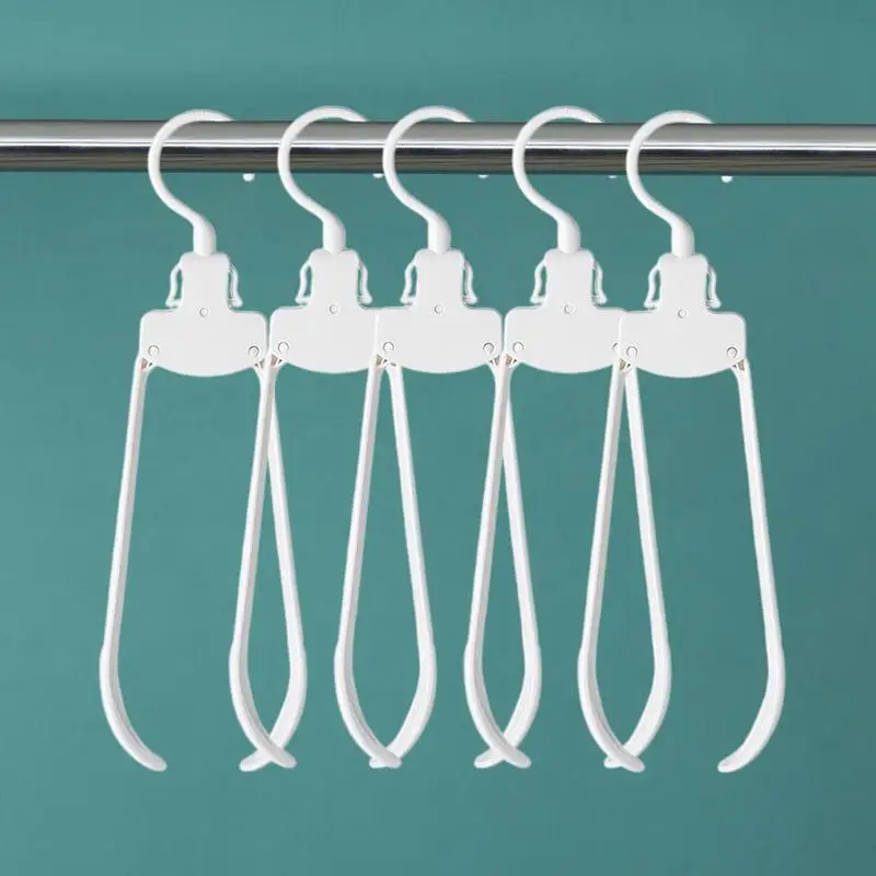 Travel Clothes Hanger Portable Hanger Foldable Clothes Hangers Non Slip With Sensitive Button Broad Shoulder For Drying Clothes