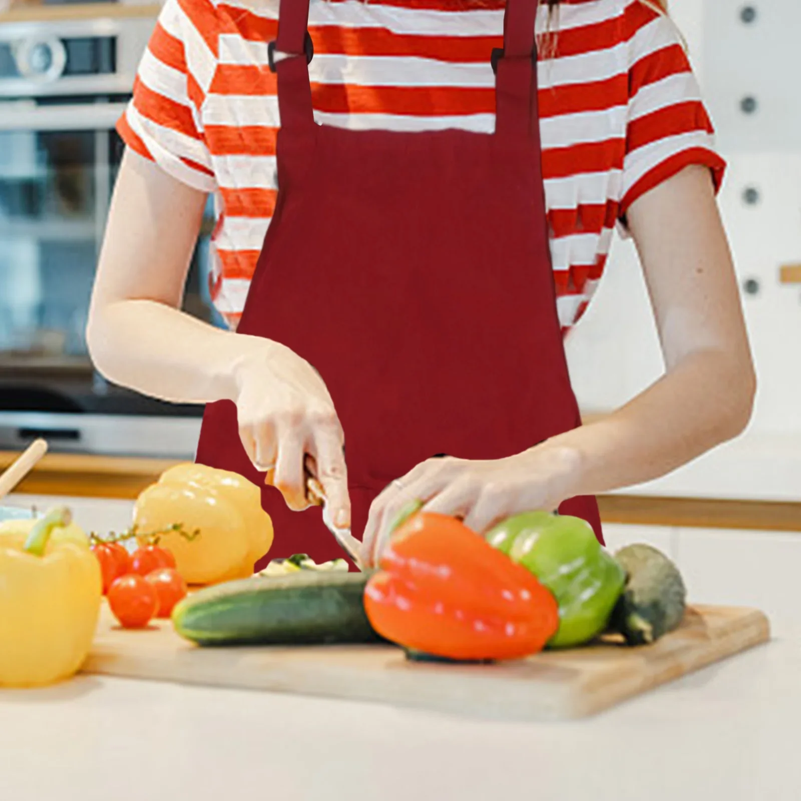 Apron Kitchen Cooking Apron Cooking Accessories Customizable Fit Full Coverage Apron Home Kitchen Gear Innovative Fabric