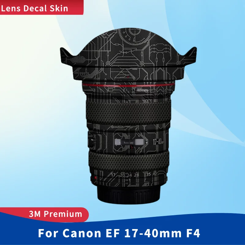 

EF17-40 F4L USM Lens Sticker Protective Film Anti-Scratch Body Protector Skin For Canon lens EF 17-40mm F4 L USM