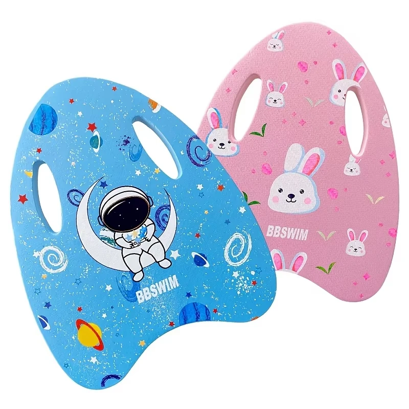 Children's Cartoon Back Float Practice Swimming Kickboard Learning Swimming Aid Equipment Waist Float Board