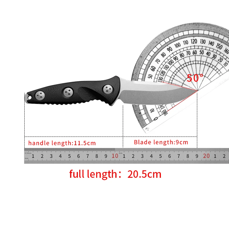 Высококачественная сталь M390, порошковая сталь, встроенный высокой твердости, острый уличный небольшой прямой нож, нож для выживания в дикой природе, h
