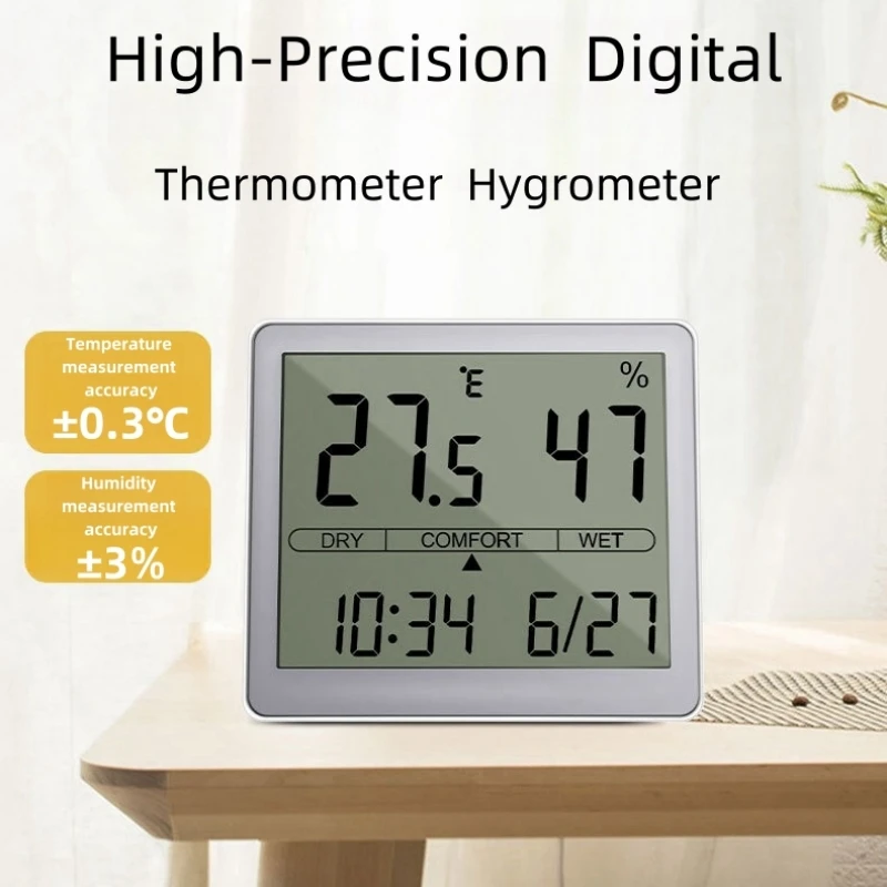 High-Precision Thermometer Digital Thermo-hygrometer Weather Station for Home Temperature Sensor For Home Kitchen Bedroom