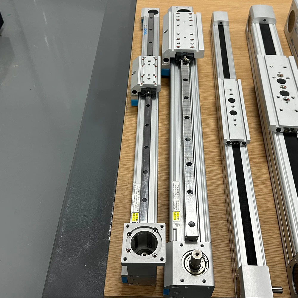 TRW64 High Precision Linear Actuator 100mm Linear Belt Module 40kg Load 6m Stroke 1m/s Top Speed Featuring Bearing Linear Guides view 6