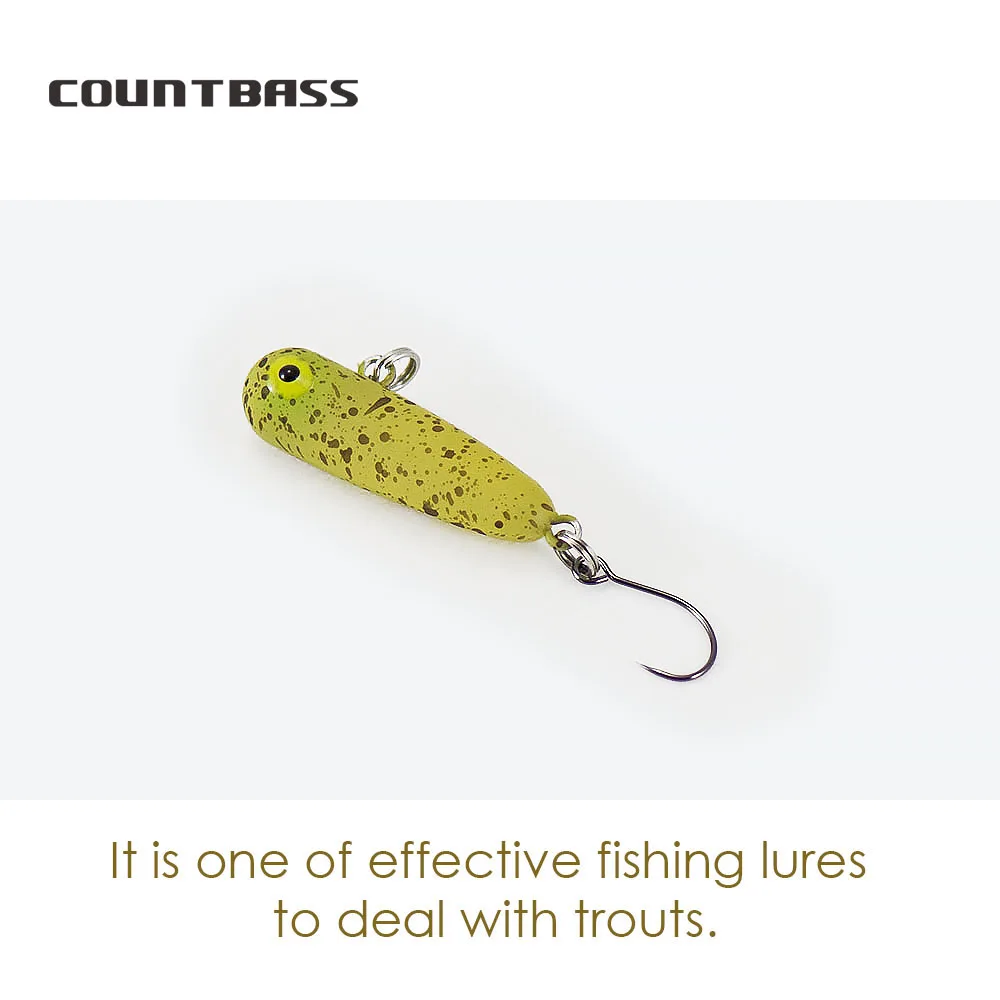 COUNTBASS Bottom Swimmers 30mm 2.3g  Wobblers Vibration for Trout Angler's Fishing Lures Hardbaits